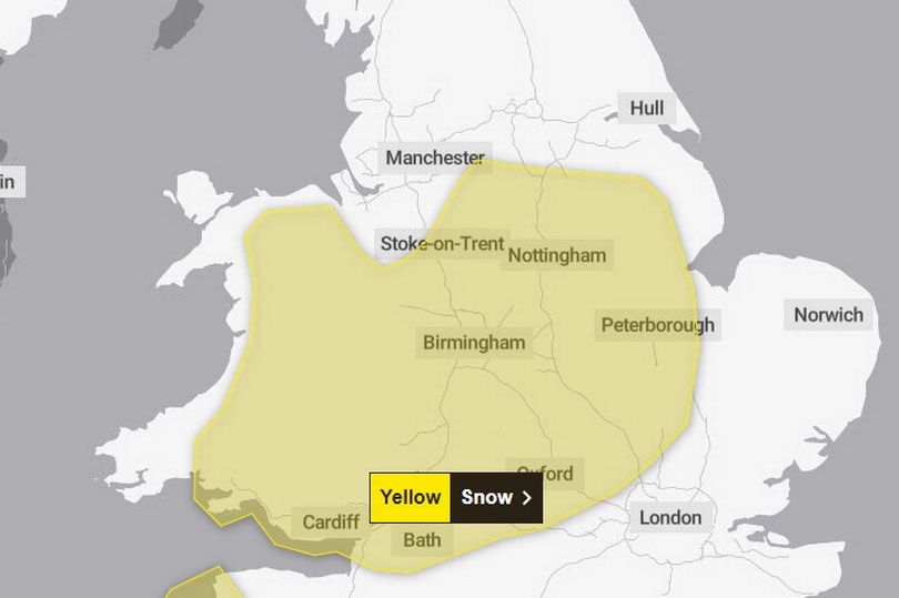 When new snow and ice will hit Birmingham as Met Office issues fresh ...