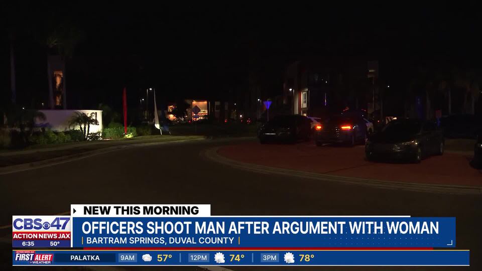 Man shot by Jacksonville officers during domestic dispute with wife