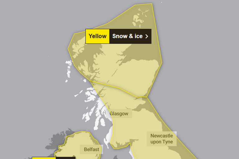 Met Office issues 'dangerous' weather warning along with new snow and ...