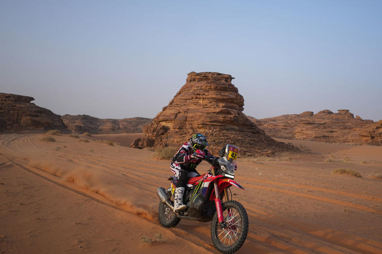 US driver Guthrie wins first major Dakar Rally stage and takes overall lead