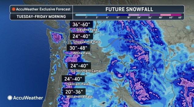 Heavy snow, dangerous travel to expand as cold storms sweep from Cascades to interior West<br>