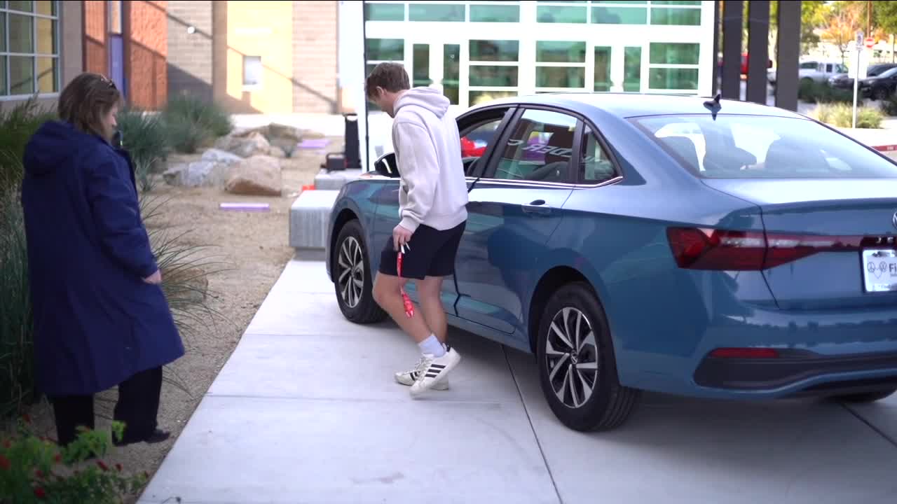 CCSD student wins new car for safe driving message