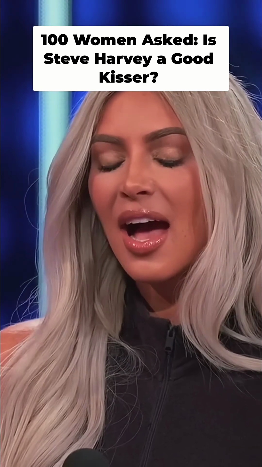 Steve Harvey puts Kim Kardashian on the spot on Celebrity Family Feud