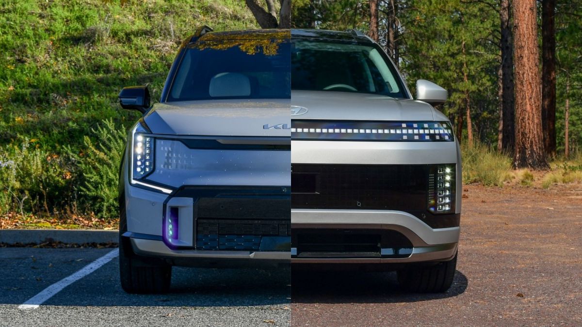 I finally drove the 2025 Kia EV9. How does it compare to the Hyundai ...