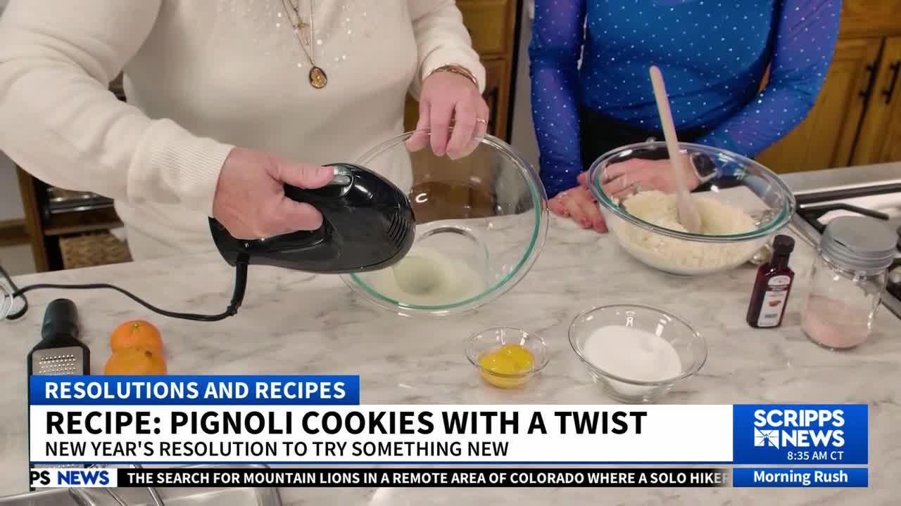 Learn to make pignoli cookies with a twist
