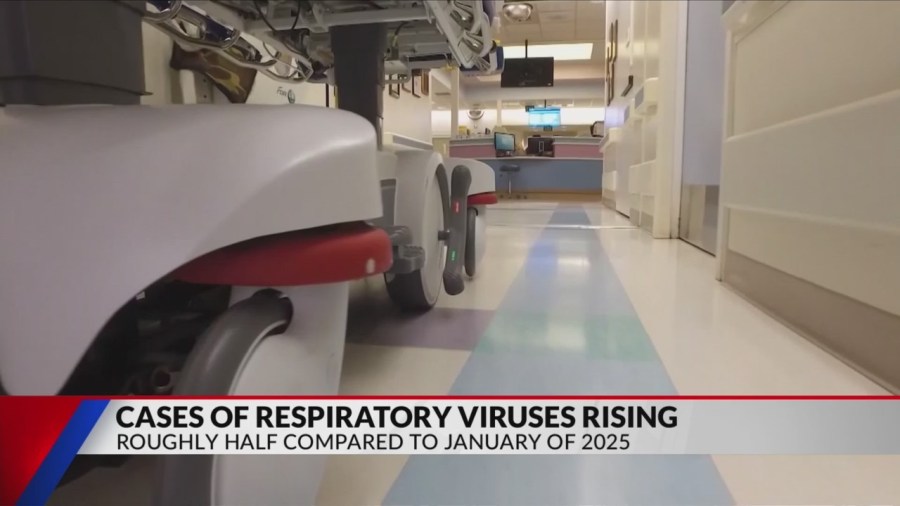 Respiratory virus cases rising, health officials say