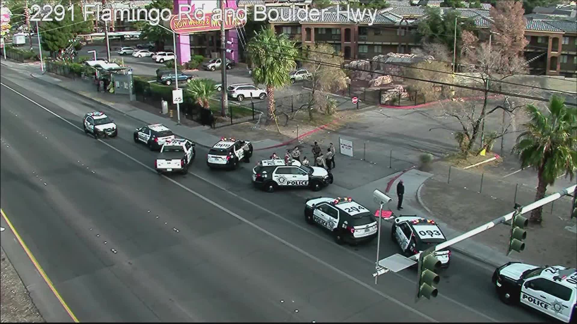 Two arrested after homeless people robbed in vacant Las Vegas building