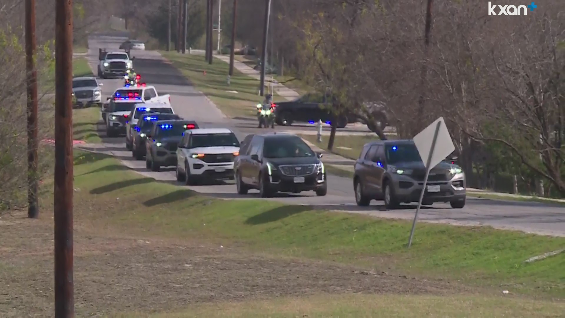 Procession for Caldwell County deputy constable killed in Austin