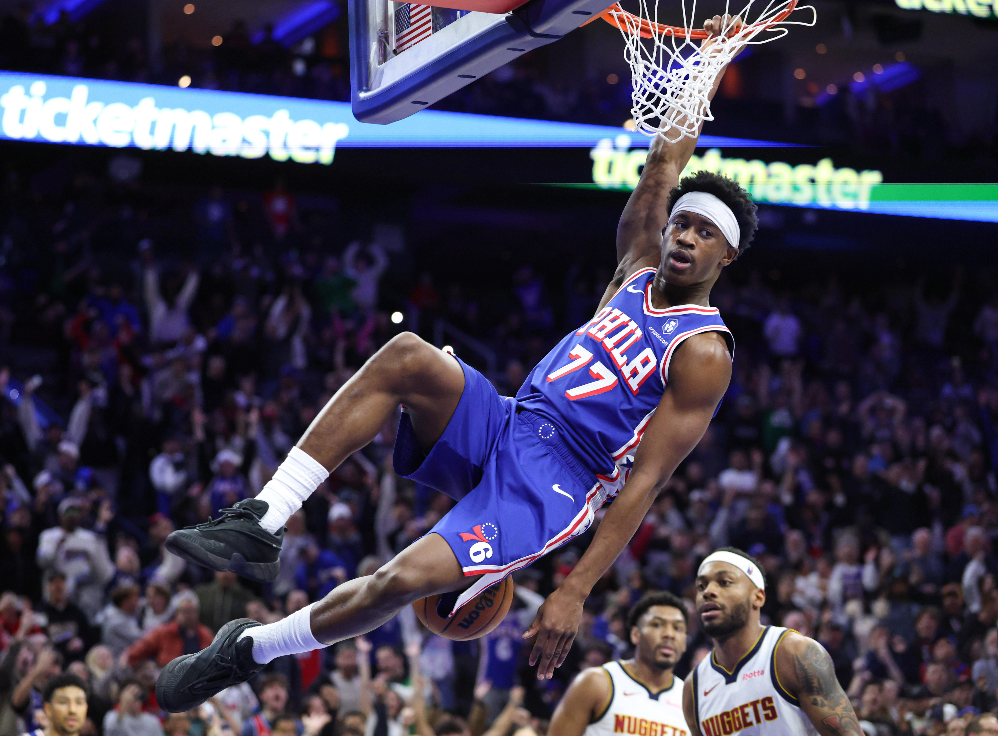 Nuggets coach David Adelman gives respect to 76ers rookie VJ Edgecombe