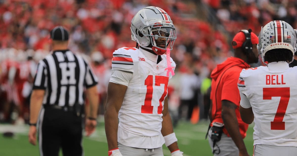 Ohio State WR Carnell Tate declares for NFL draft