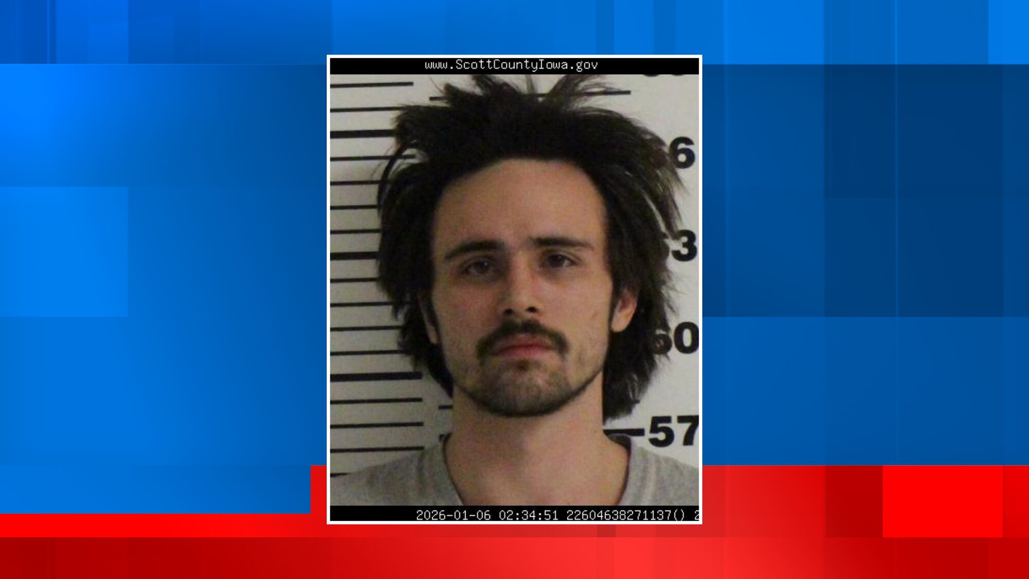 Davenport man charged with elder abuse after throwing objects at woman