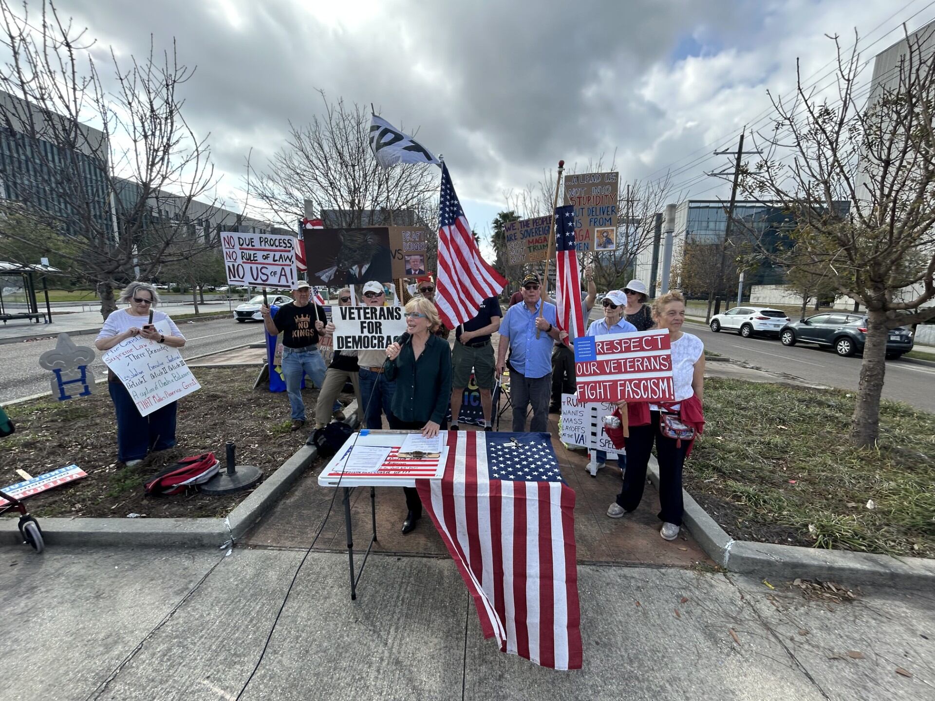 Protesters rally in New Orleans on fifth anniversary of Jan. 6 riot at ...