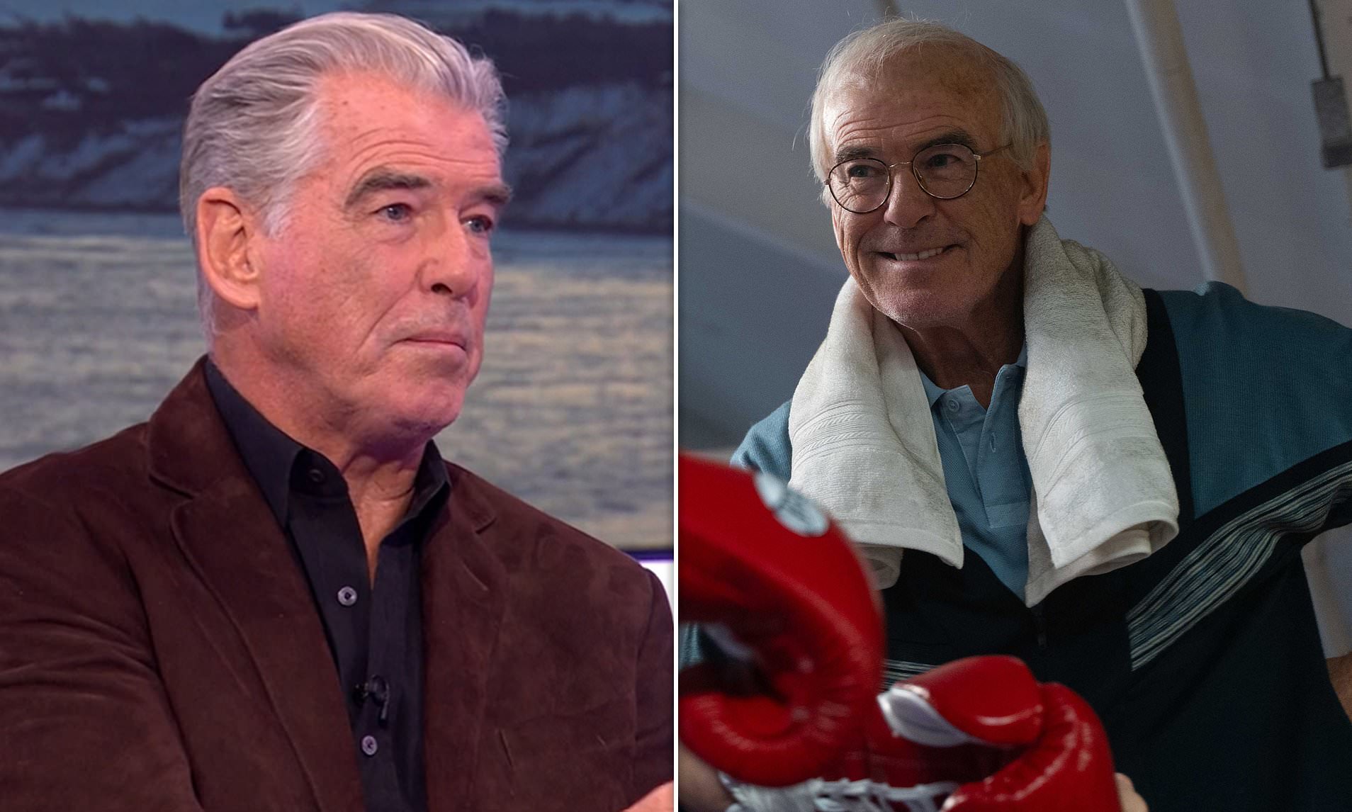 Pierce Brosnan reveals he spent hours having prosthetics applied each ...