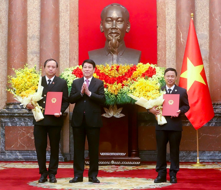 Chủ tịch nước Lương Cường bổ nhiệm 2 Phó chánh án Tòa án nhân dân tối cao