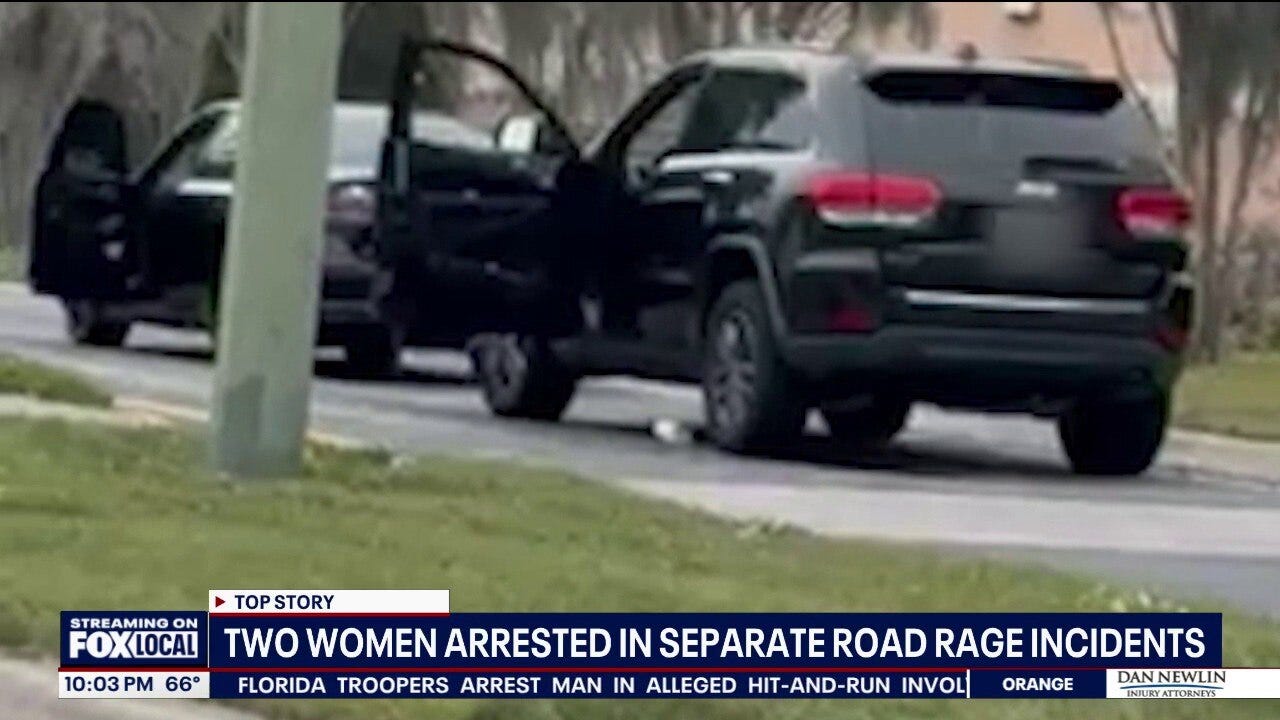 2 women arrested in separate Central Florida road rage attacks