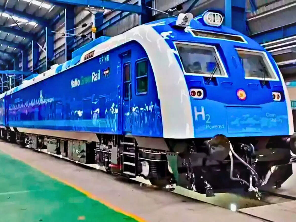 India’s first hydrogen train ready for pilot run Jind–Sonipat in ...