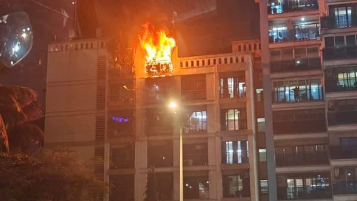 Fire at 12-storey Mumbai building triggers panic; actress Daisy Shah ...
