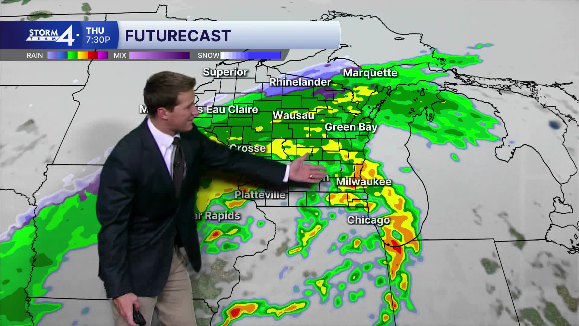 Southeast Wisconsin weather: Mild and more rain