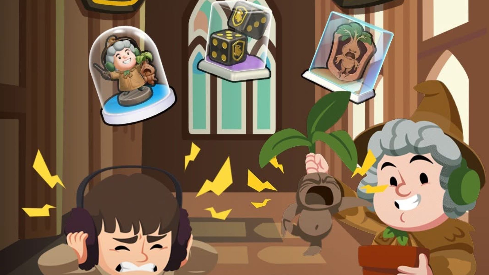 All milestone rewards in Monopoly GO’s Hufflepuff Drop