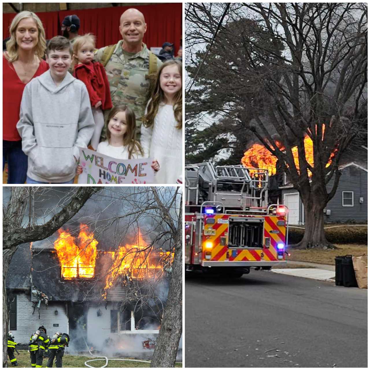 Cherry Hill military family's home destroyed by fire