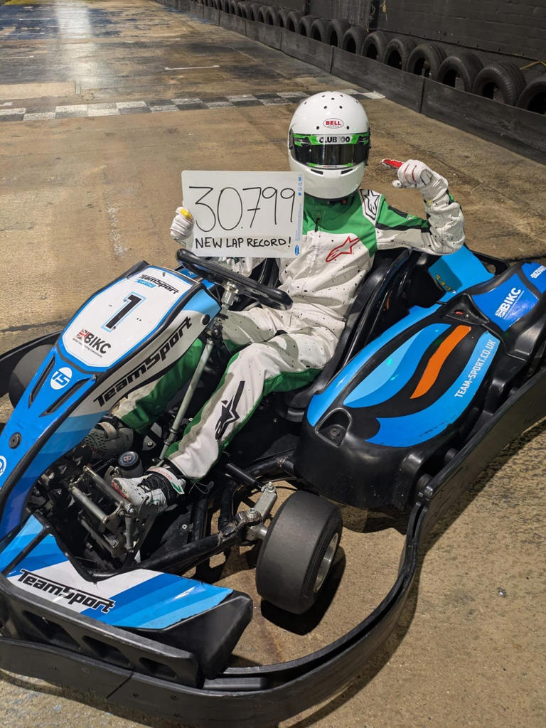 12-year-old Sussex boy races at 60mph and is on track for a career in F1