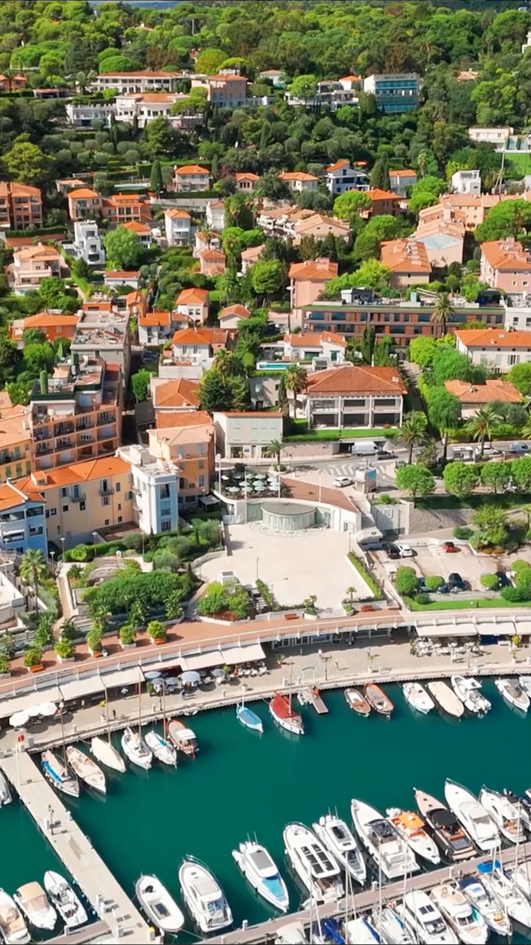 The French Riviera's Saint-Jean-Cap-Ferrat revealed by drone