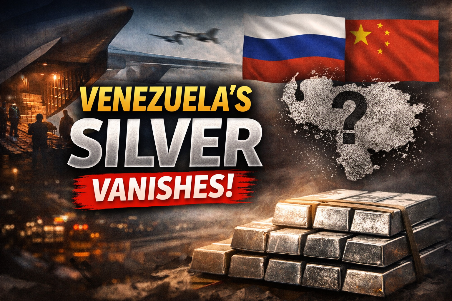 Alleged 800-tonne silver airlift from Venezuela raises global alarm