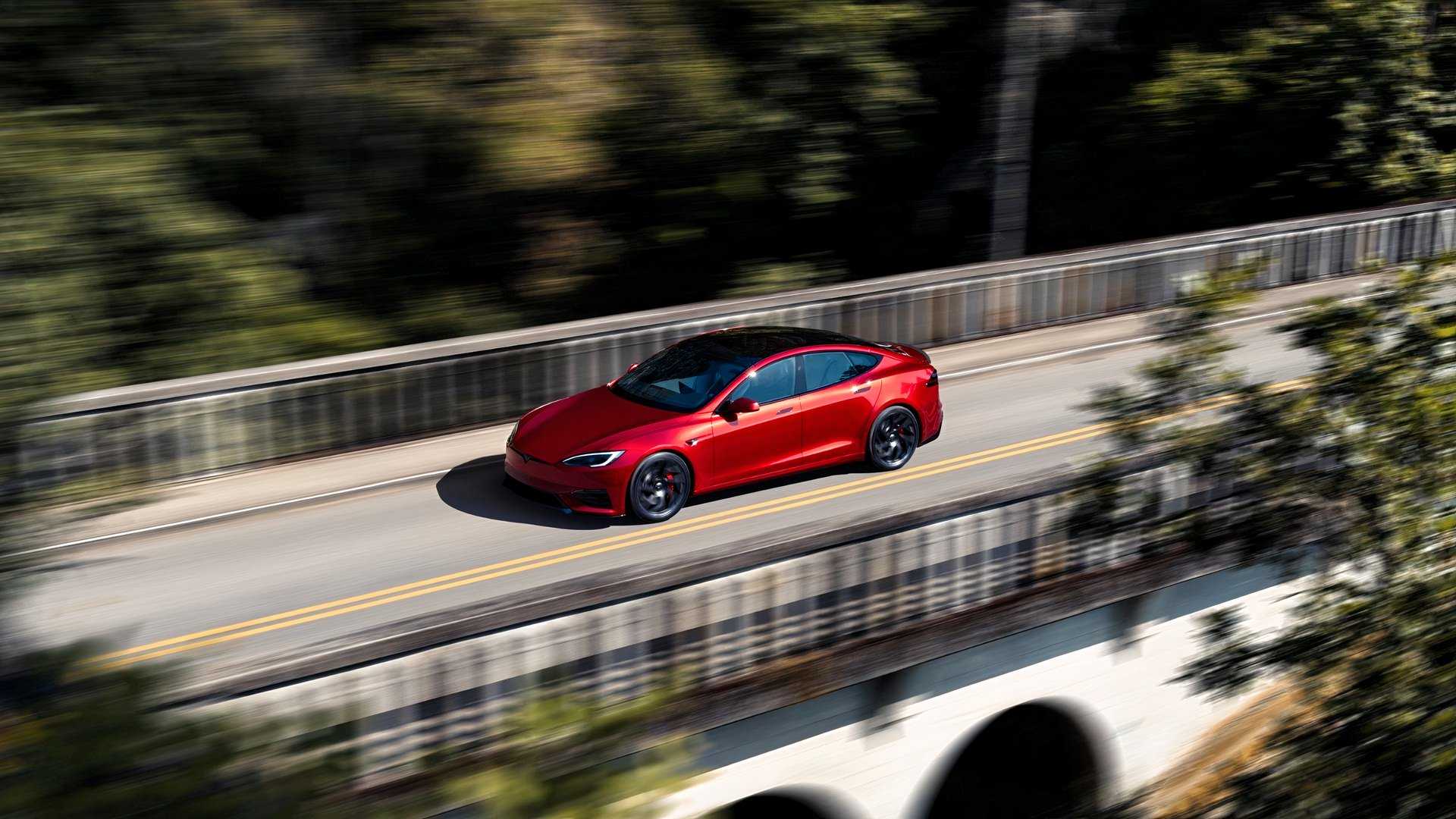 2026 Tesla Model S top view