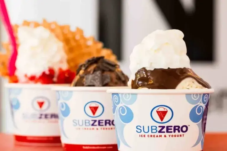 Sub Zero Ice Cream menu prices with calories [updated 2026]