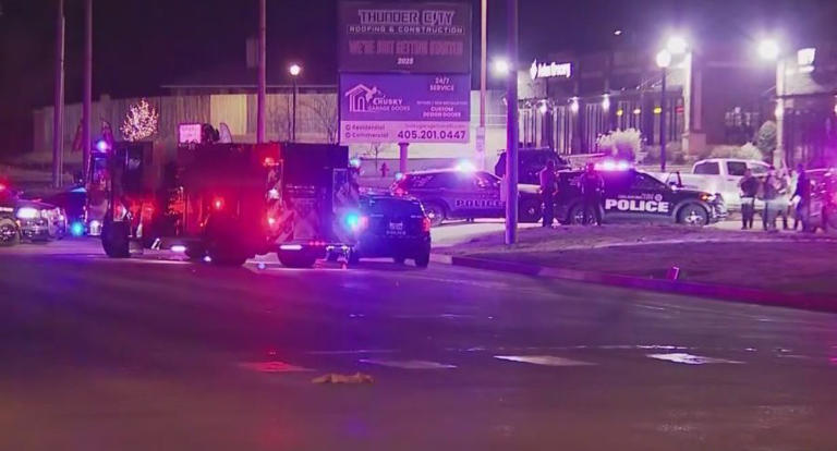 Two in custody after police chase ends in NW Oklahoma City