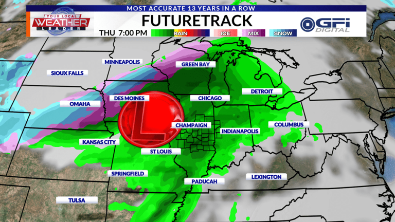 Weather now: Storms back in the picture Thursday