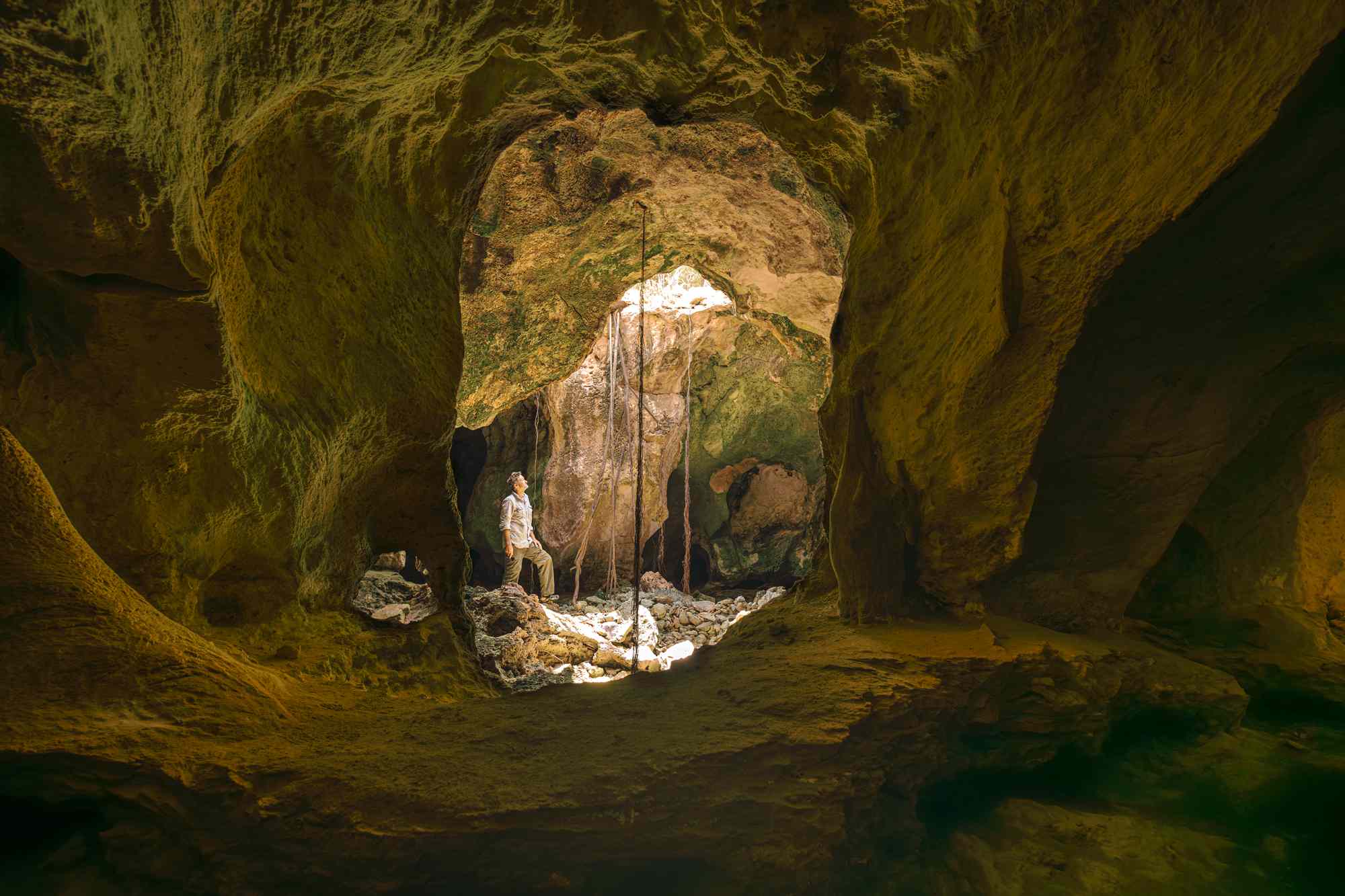 These remote underground caves in Turks and Caicos reveal a side of the ...