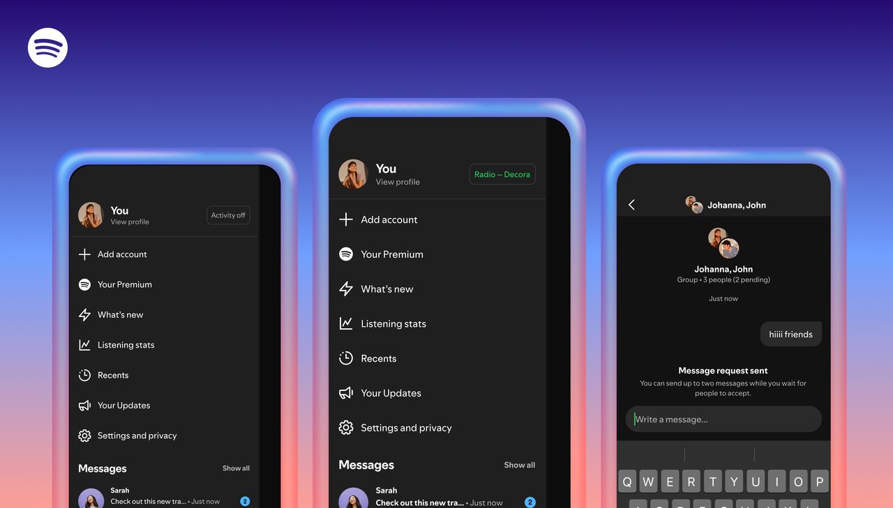 Spotify Messages will soon let you see what your friends are streaming ...