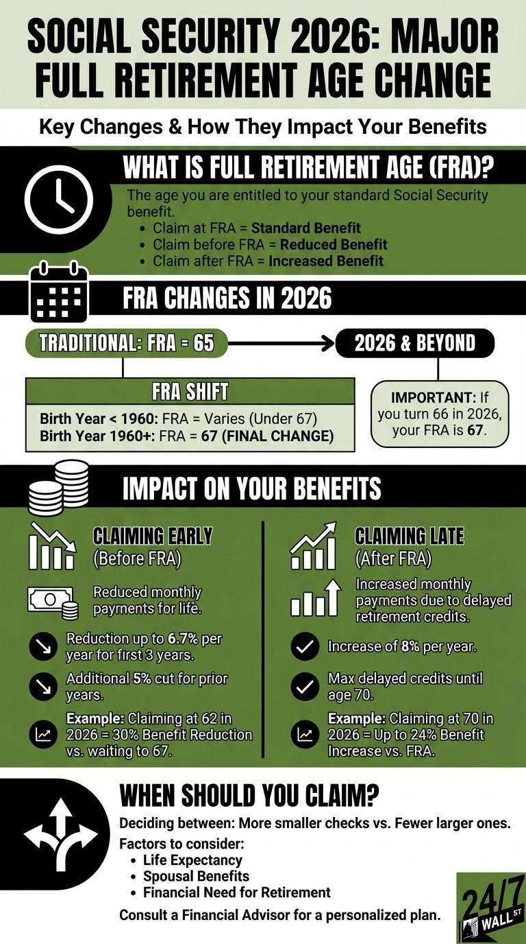 Full retirement age is changing for Social Security in 2026
