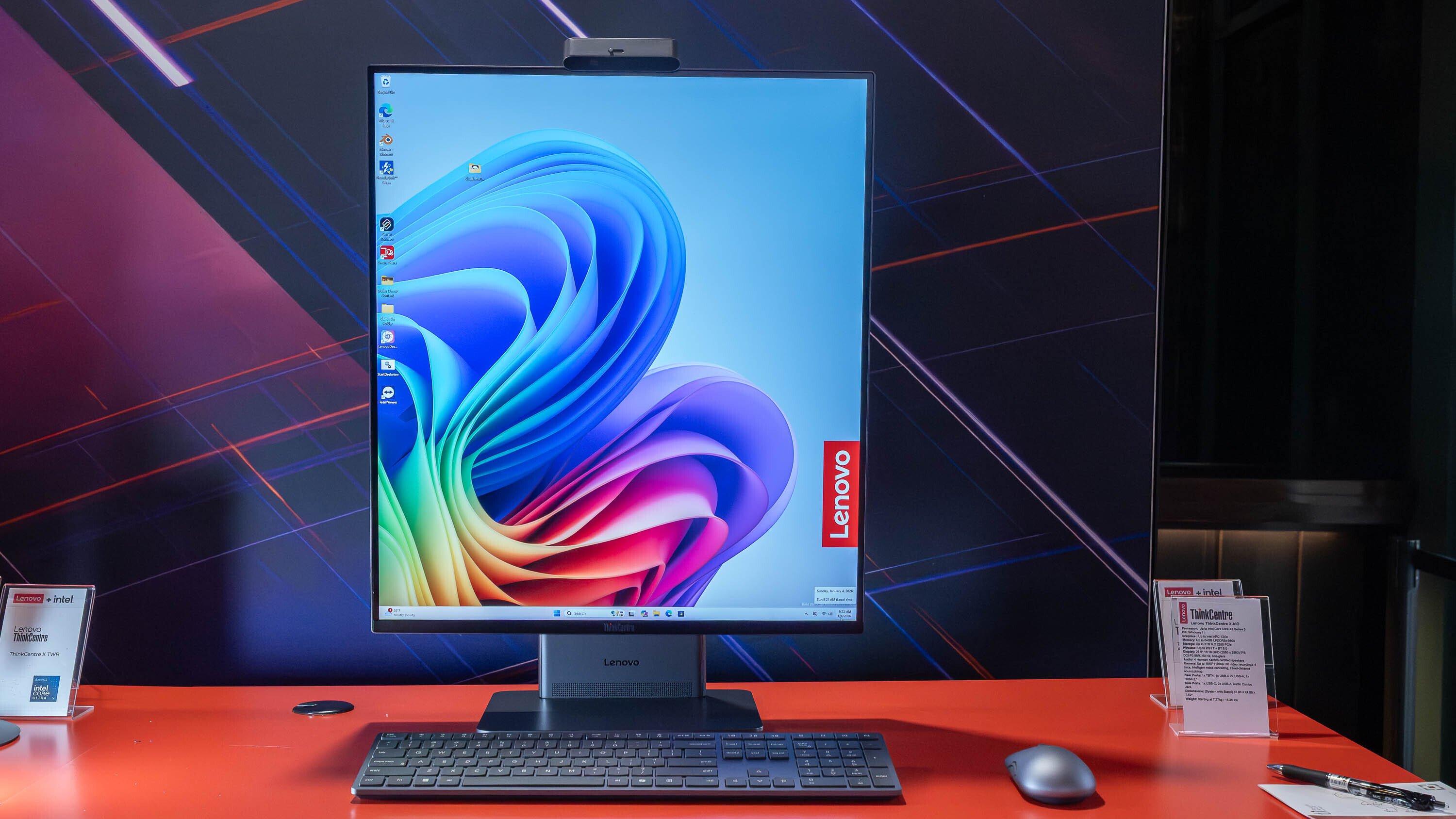 Lenovo S 2026 Panther Lake Desktops Are All In One PCs That Glow And