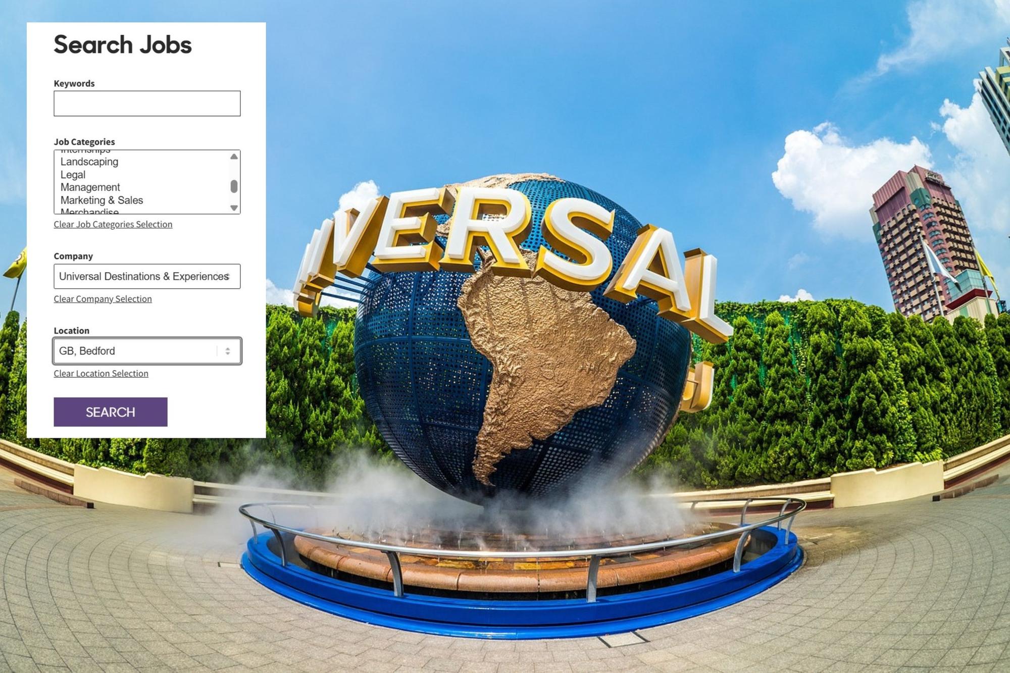 It's finally happening... Universal adds Bedford to global jobs website