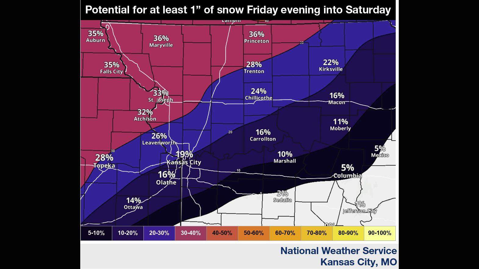 Big weather shift for Kansas City area: Steady rain likely, chance of snow