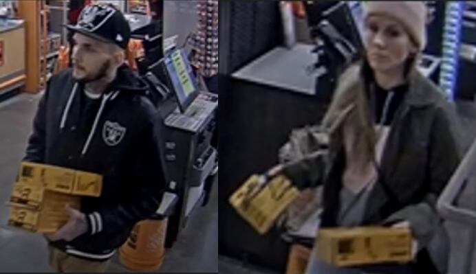 Can you help? Police looking for suspects in Home Depot theft