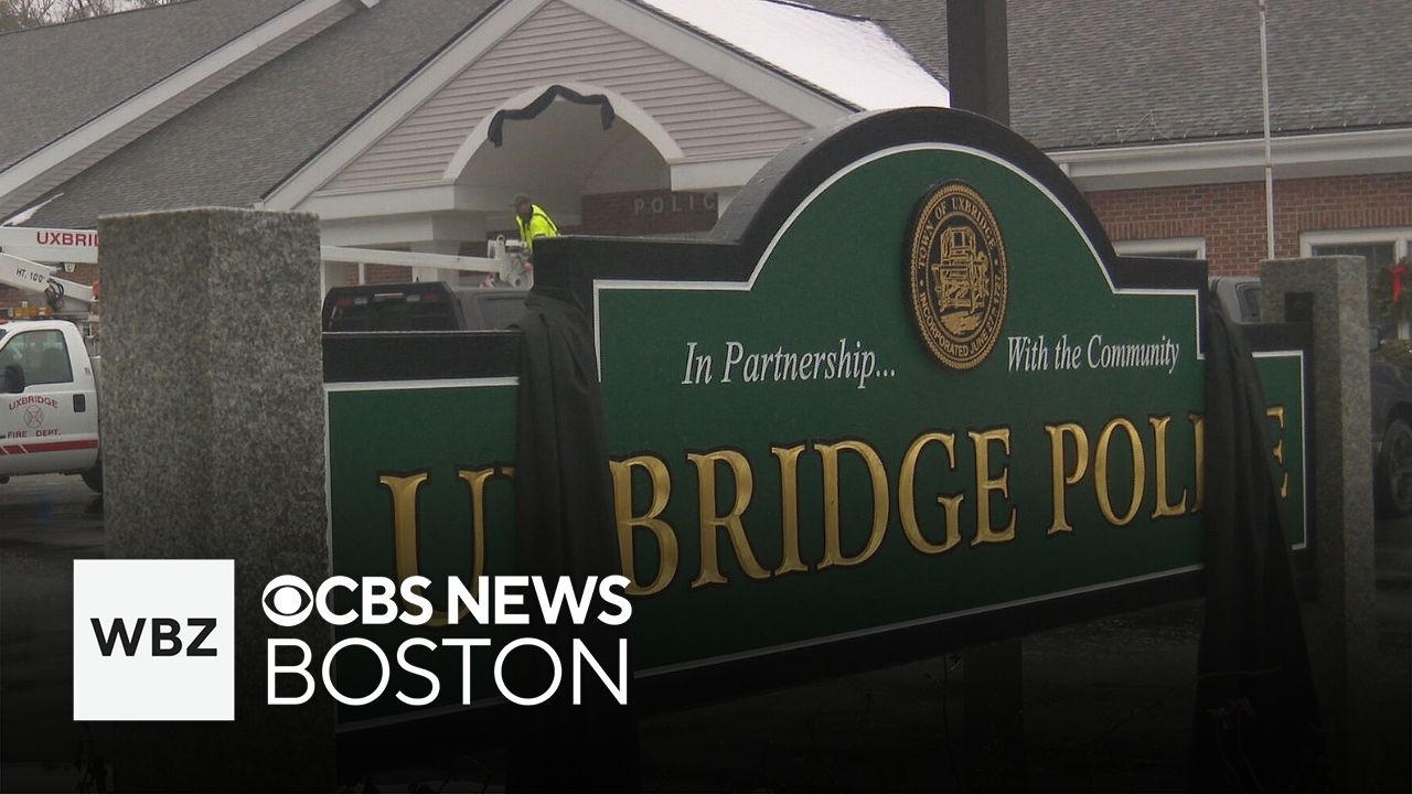 Uxbridge Police Department mourns officer killed in crash on Route 146
