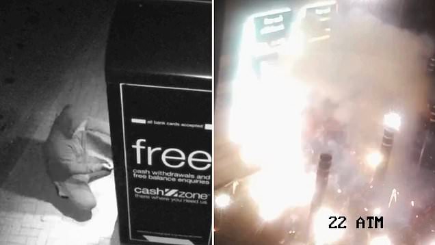 Man jailed after blowing up ATMs with homemade explosives trying to ...