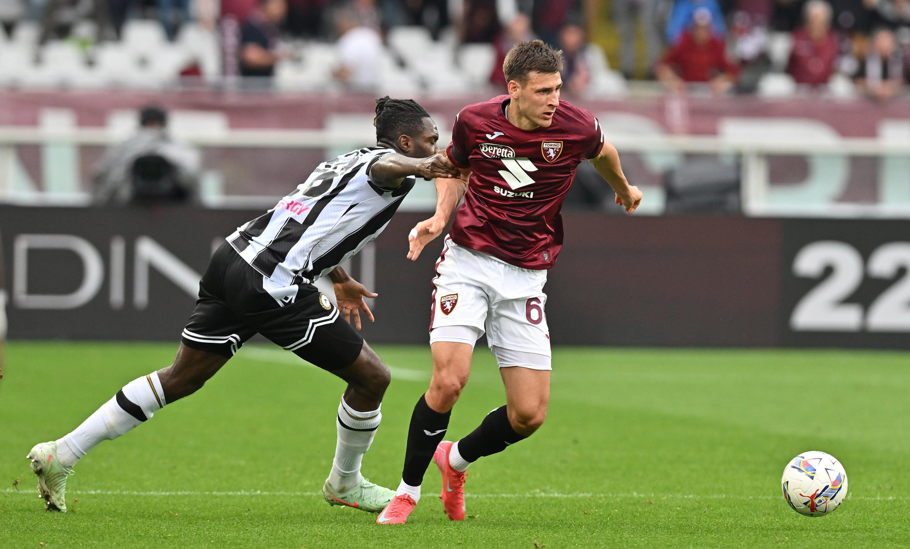 Torino: Gineitis salta l'Udinese per un problema muscolare