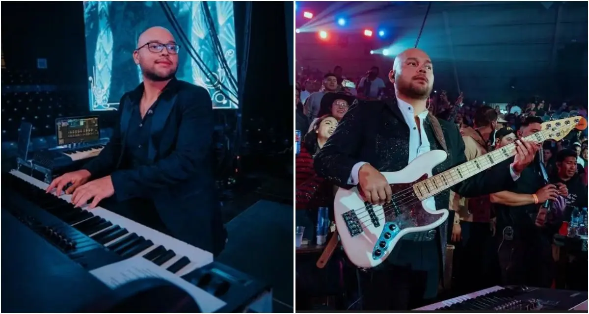 El gremio musical rinde homenaje a Gerson Leos, músico de la Banda MS