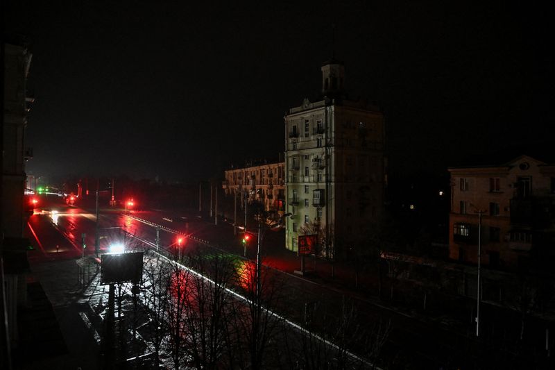 Russian strikes knock out power in southeastern Ukraine, energy ministry says<br><br>