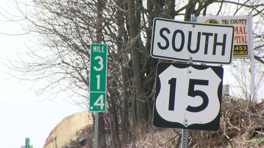 Bridge repairs to cause lane restriction on US Route 15