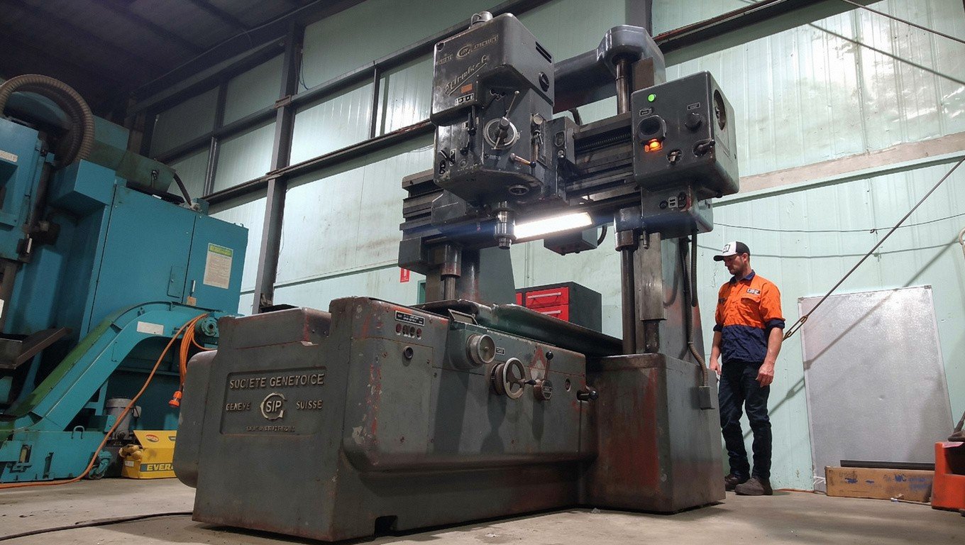 High-precision machinery at work