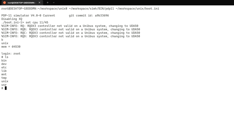 UNIX V4 is back: I booted into the 1973 OS and it made me weirdly happy