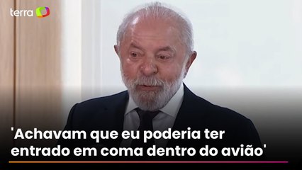 Lula relembra queda e hematoma que teve na cabeça após cair em banheiro: 'Tive que esperar 3 horas'