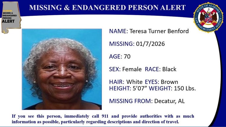 Update: Officials cancel missing person alert for Decatur woman