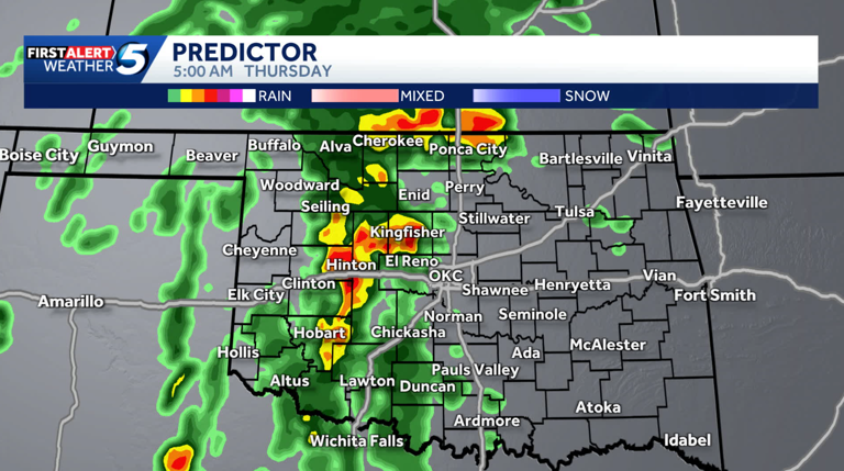 Hour-by-hour forecast: When and where storms with hail, tornado risk ...