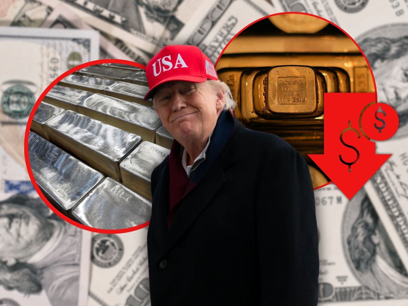 Precios del oro y la plata tambalean ante los movimientos geopolíticos ...